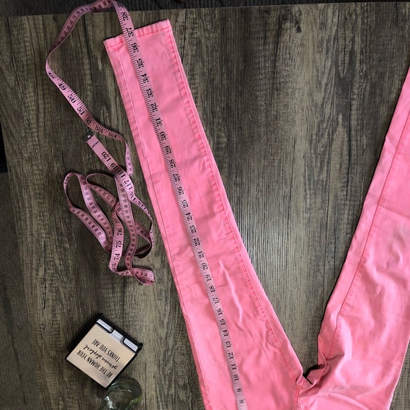 Aeropostale neon pink jeggings - Picture 3 of 8